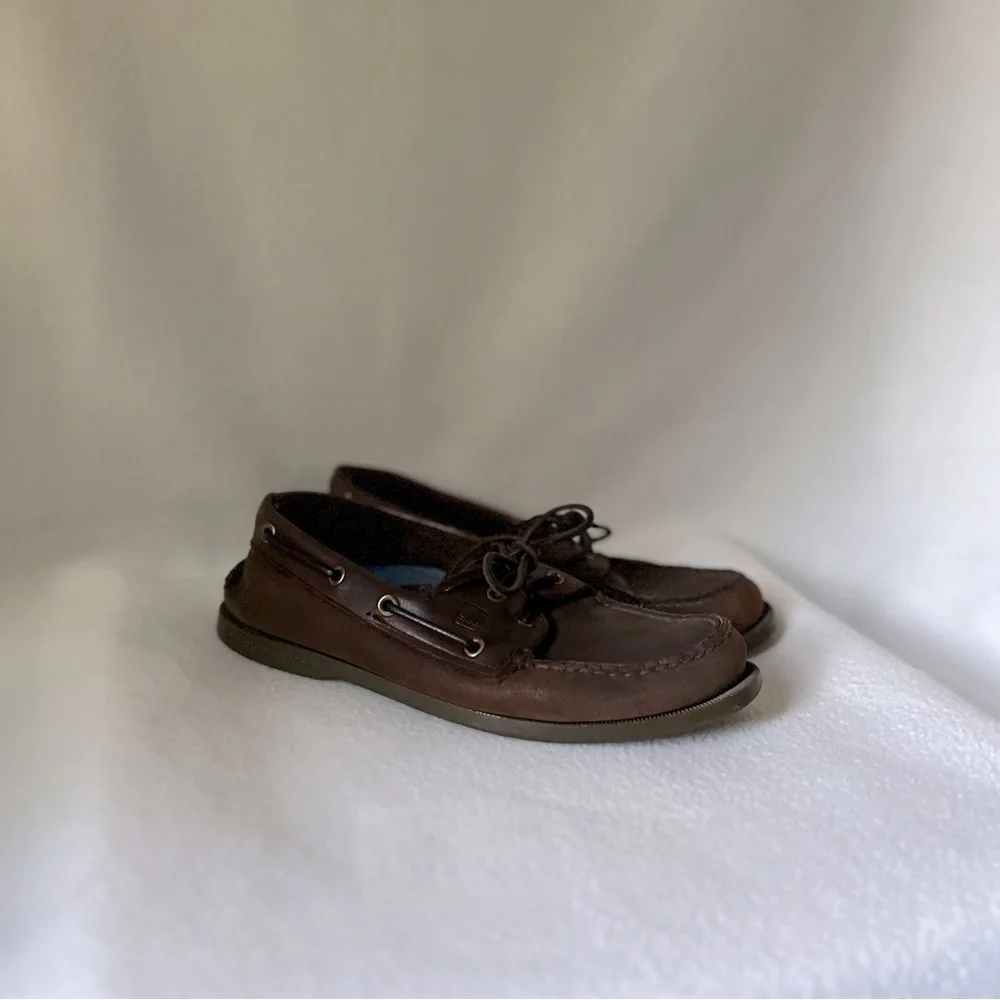 Sperry Sider Men’s size 8 1/2M Brown Leather Loafers
